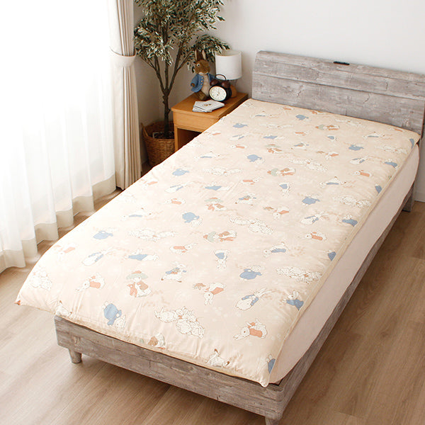 敷ふとんカバー シングルロング(フラッフ/ベージュ)