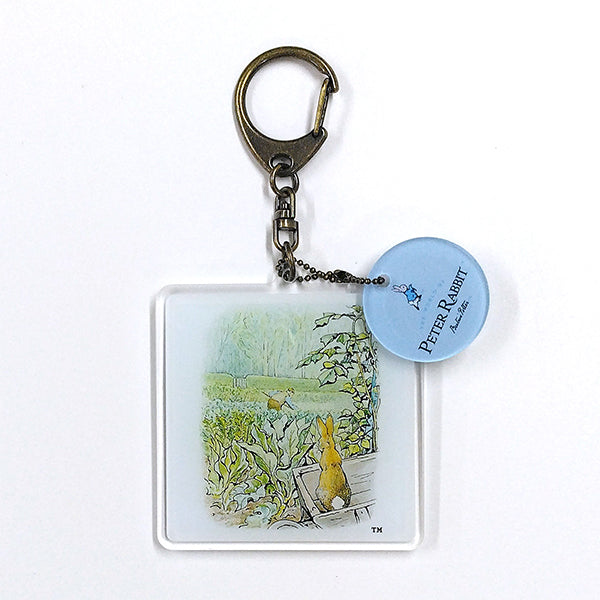 原画アクリルアート・キーホルダー (ピーターとマグレガーさん)