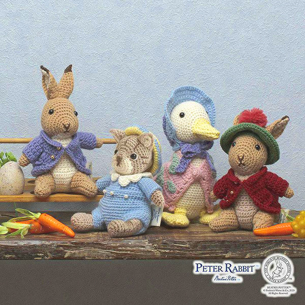 編みぐるみ<ピーターラビット(TM)となかまたち>(編み物 材料セット)