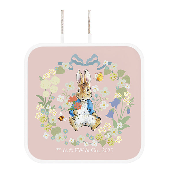 USB/USB Type-C ACアダプタ (ピンク)