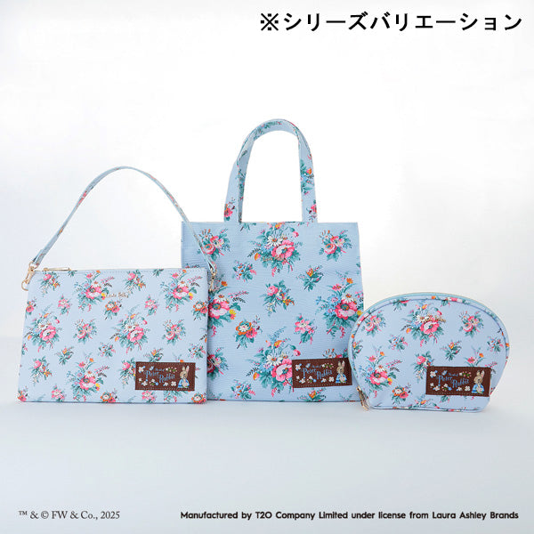 ピーターラビット ローラ アシュレイ スクエアトート (ブルー)