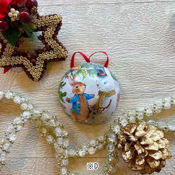 クリスマスボール缶(C・Dセット)