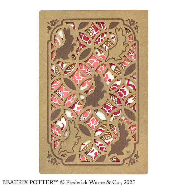 透かし彫り御朱印帳 (牡丹)