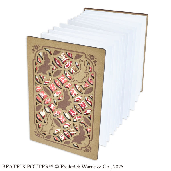 透かし彫り御朱印帳 (牡丹)