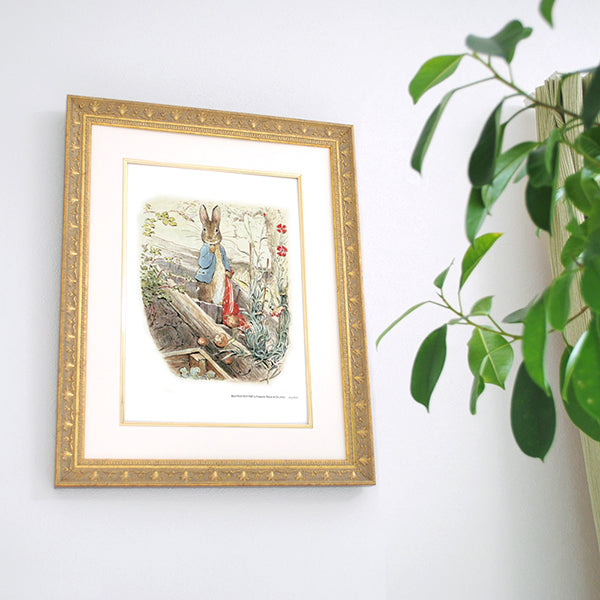 エディショナルナンバー付きアート ピーターラビット(TM) ピーターと玉ねぎ