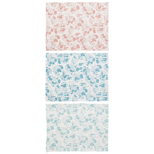 ワッフル生地ふきん3枚