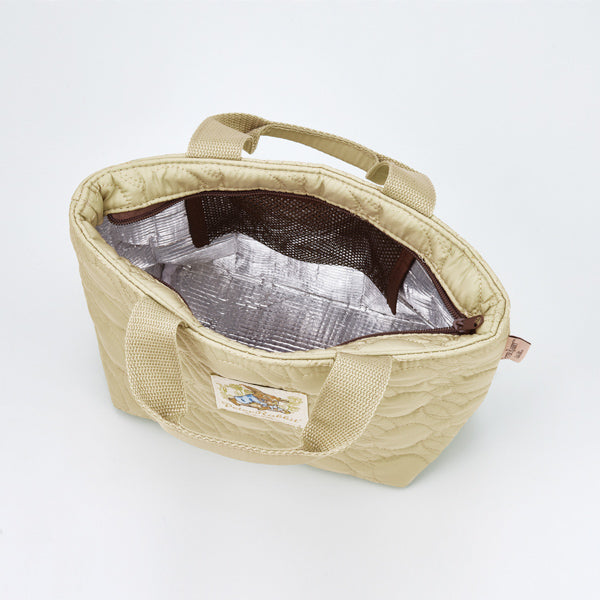 キルティング生地ランチバッグ