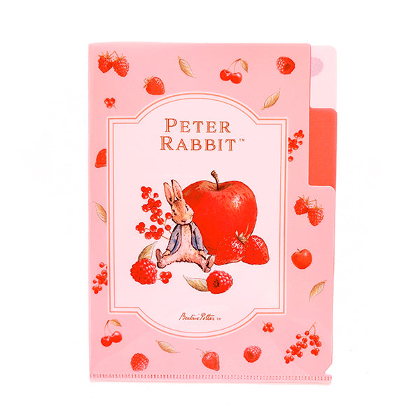 A5クリアファイル フルーツ(ピンク)