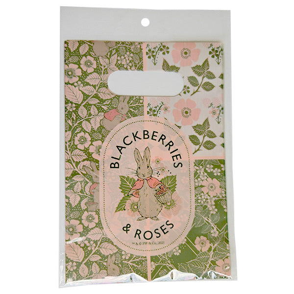 ラッピングPP 手提 ブラックベリー&ローズ