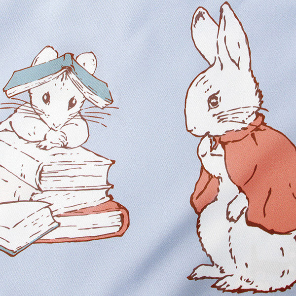 ピロケース (リトルブック/ サックス)