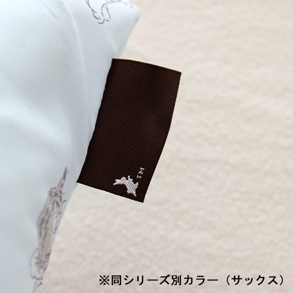 【WEB別注】巾着付き 2点セット洗いざらし(ミャオマーチ/パープル)