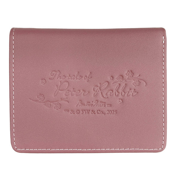 本革コンパクト財布(ピンク)