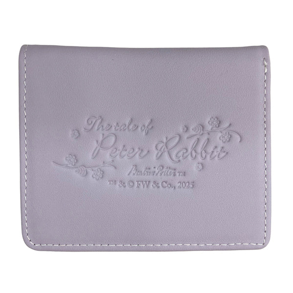 本革コンパクト財布(ラベンダー)