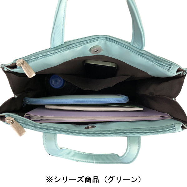 縦型ハンドバッグ (ネイビー)