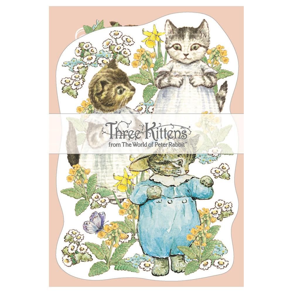 ミニレターセット (Three Kittens)