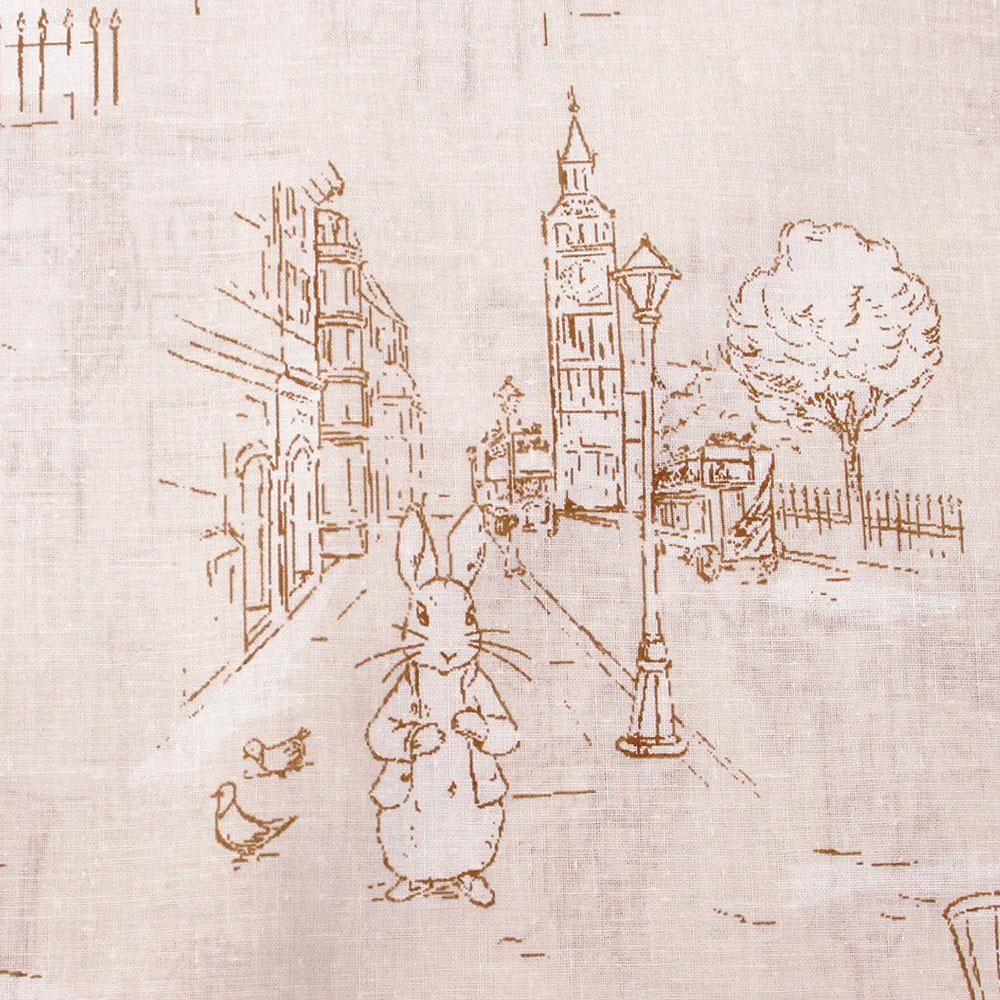 綿100% 敷ふとんカバー シングルロング(ロンドン/ ピンク)