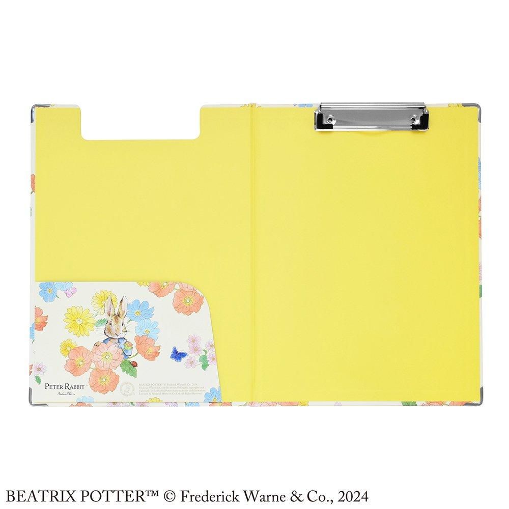 クリップボード (Simple Flower/イエロー)