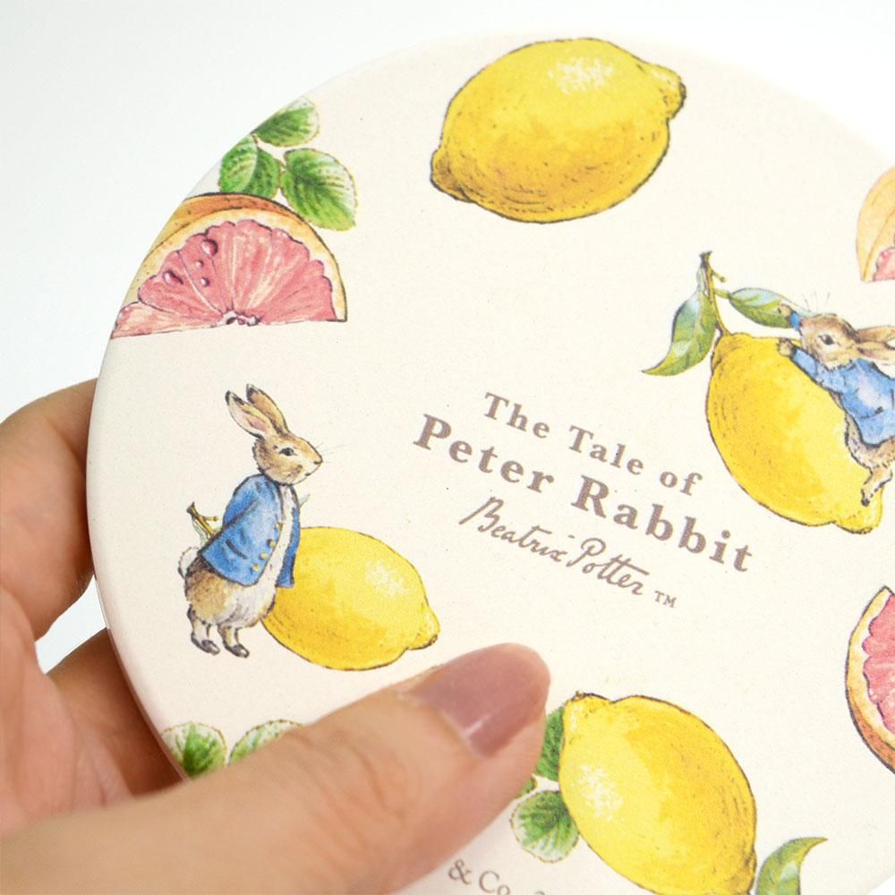 吸水コースター(フルーツ/イエロー)