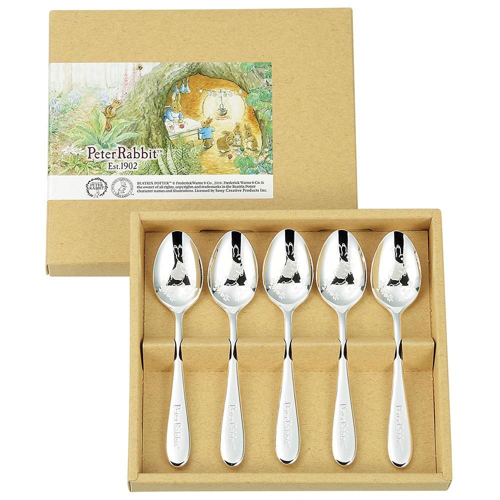 ティースプーン(銀仕上)5本セット