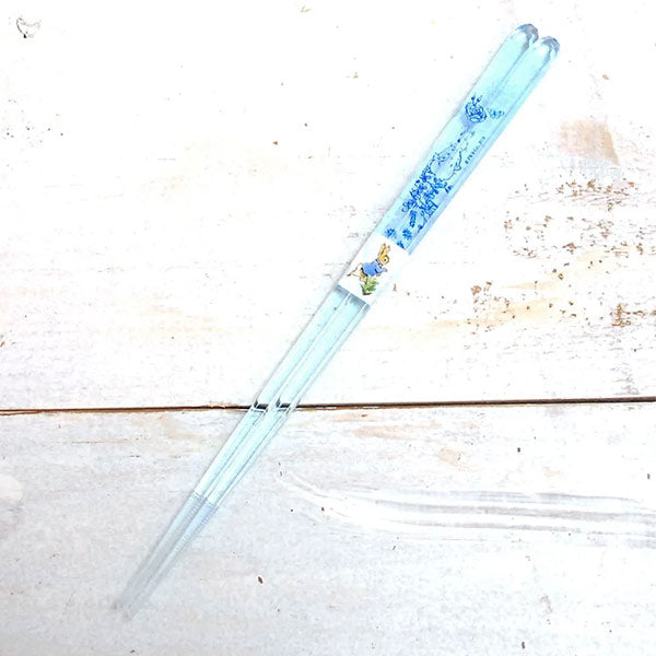 クリア箸（食洗 ジャポニズム 青）