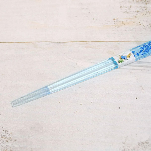 クリア箸（食洗 ジャポニズム 青）