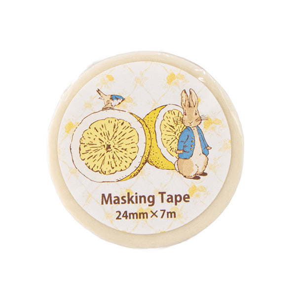 ピーターラビット マスキングテープ リボン (イエロー)