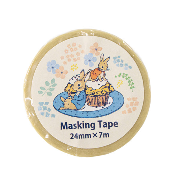 ピーターラビット マスキングテープ ベイク (フラワー)