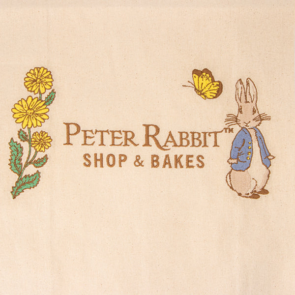 ピーターラビット 刺繍マルシェバッグ (シンプルフラワー)