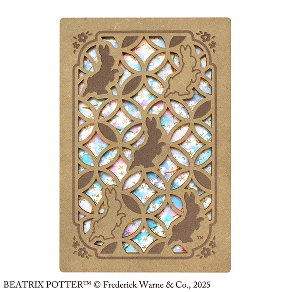 透かし彫り御朱印帳 (桜霞)