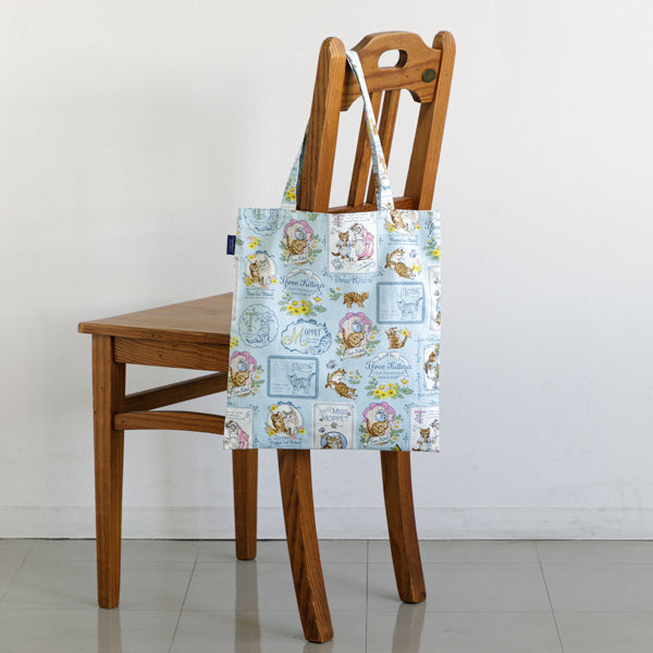 トートバッグ スリーキトゥンズ/ブルー