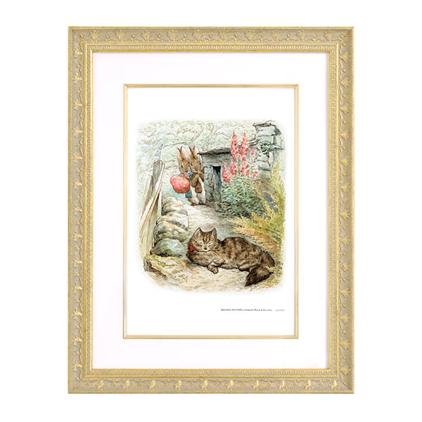 ピーターラビットタペストリー ピーターラビットの刺繍キルトタペストリー 全9枚（セット）