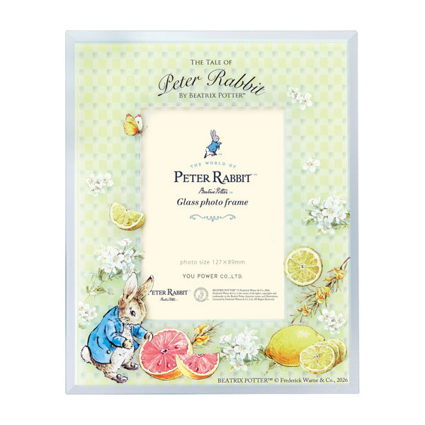 ガラスフォトフレーム ピーター (イエロー)