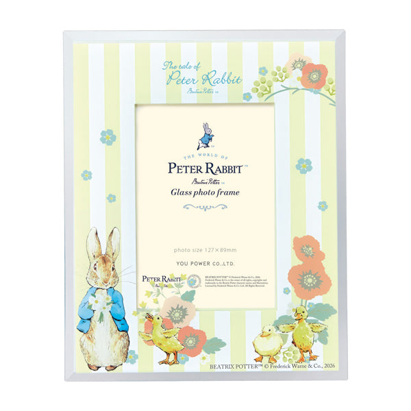 ガラスフォトフレーム ピーターとあひるたち