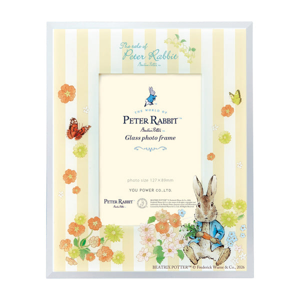 ガラスフォトフレーム ピーターとフラワーガーデン