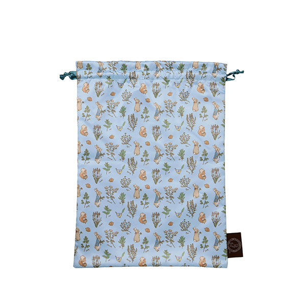 【WEBオリジナル】シルキー巾着M（Herb Garden）