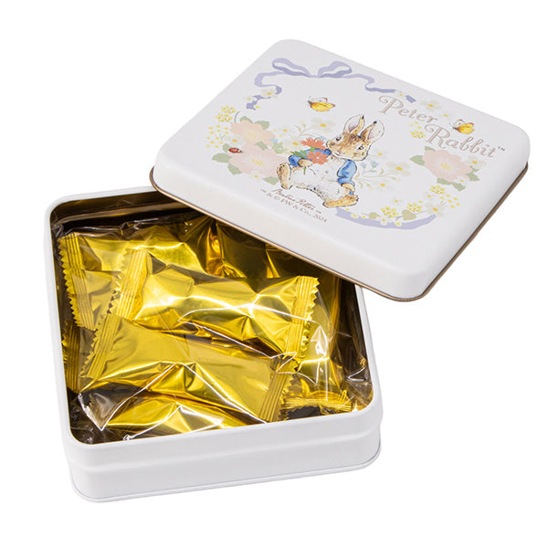 ピーターラビット(TM) スイーツ缶/ホワイト （クランチチョコミルク入）