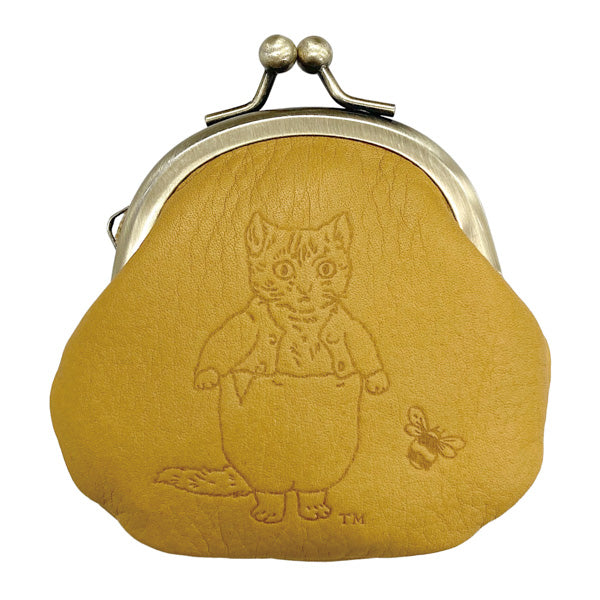 がま口S（こねこのトム/イエロー）