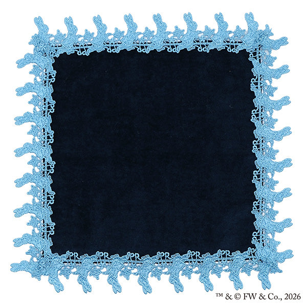 ピーターラビット(TM)近沢レースブルーハンカチ （ネイビー）