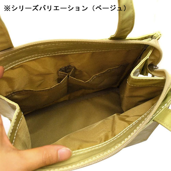 エナメルトートバッグ S （ブラック）