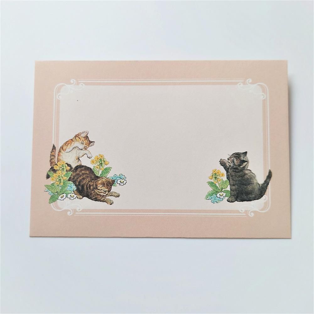 ミニレターセット （Three Kittens）