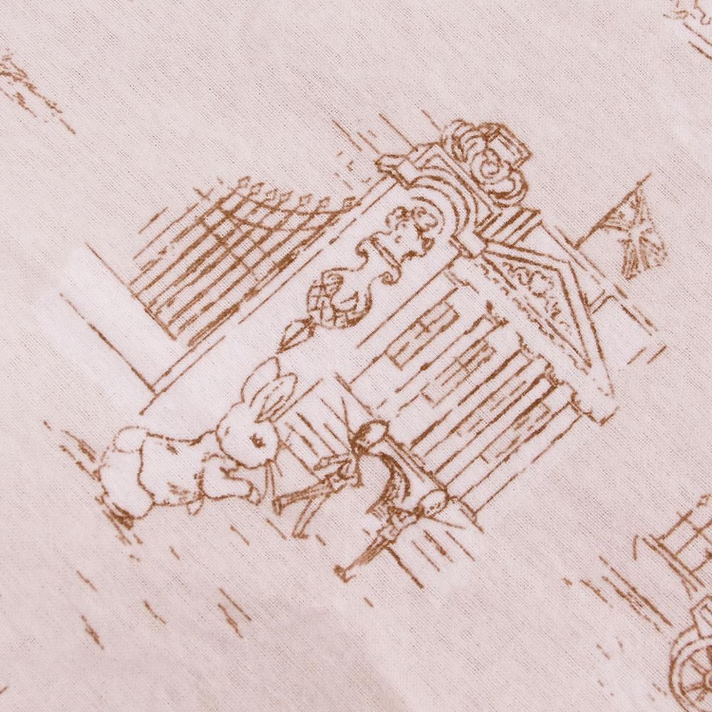 綿フラノ ピローケース（ロンドン/ ピンク）
