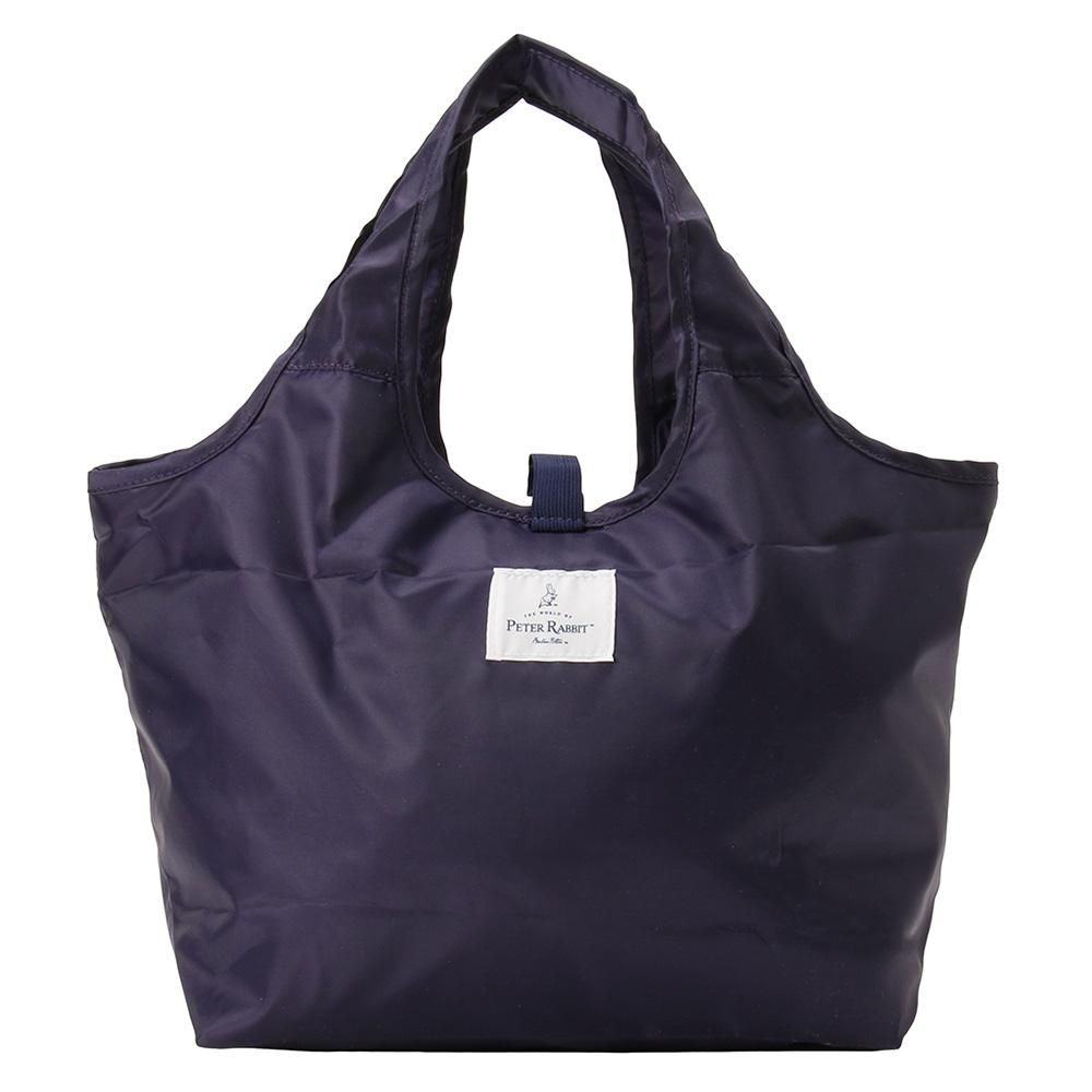 保温保冷折りたたみエコバッグM (ネイビー)